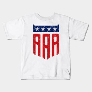 All American Racers - Dan Gurney - vintage worn print Kids T-Shirt